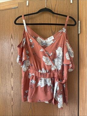 Floral Tie-Waist Wrap Top